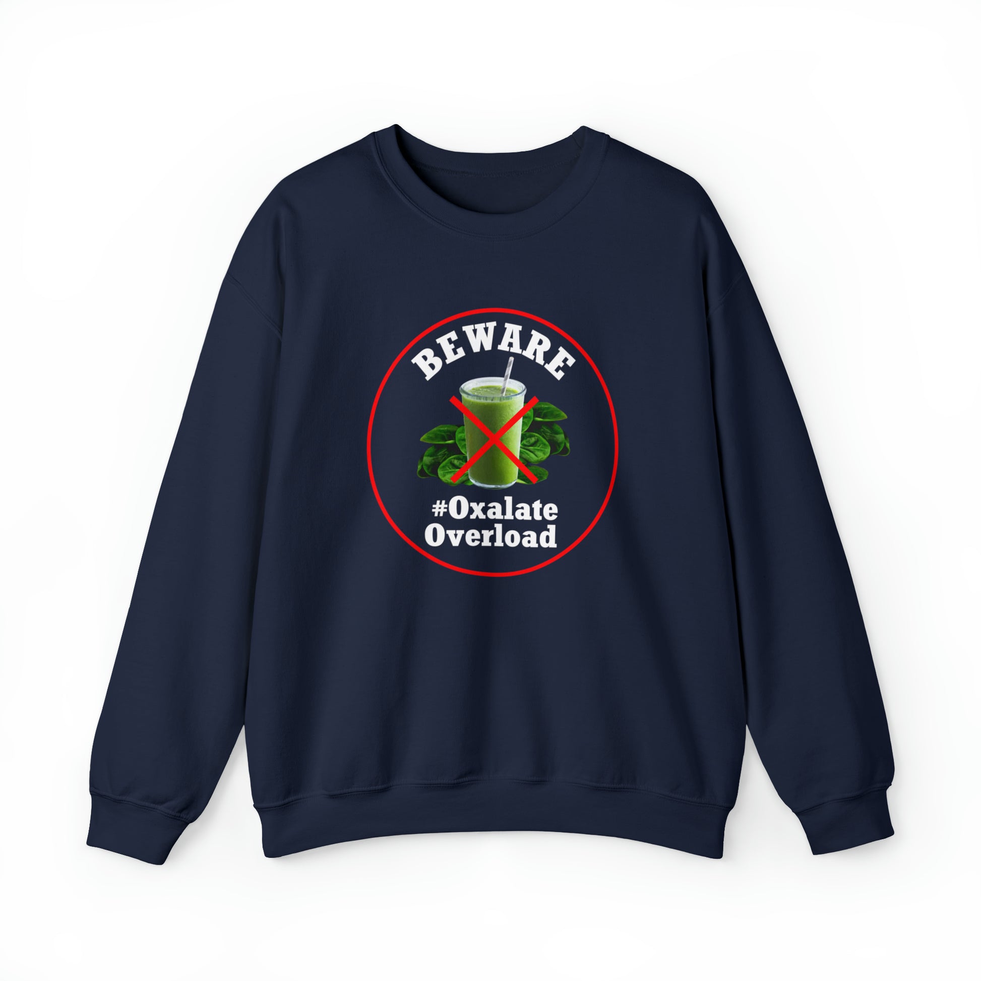 Smoothie Oxalate Overload Navy Sweatshirt