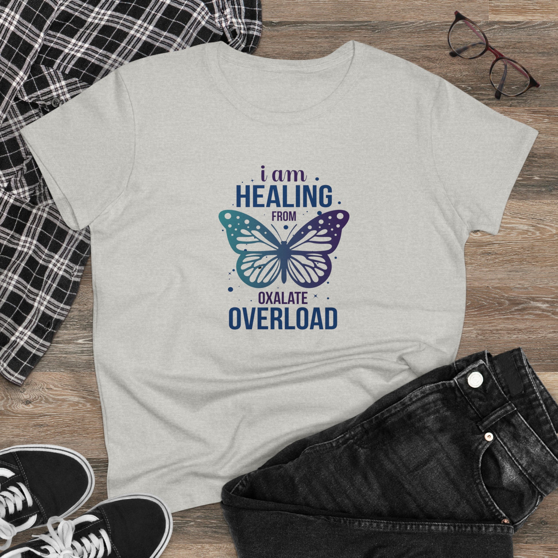 Healing from Oxalate Overload Midweight Cotton T Shirt