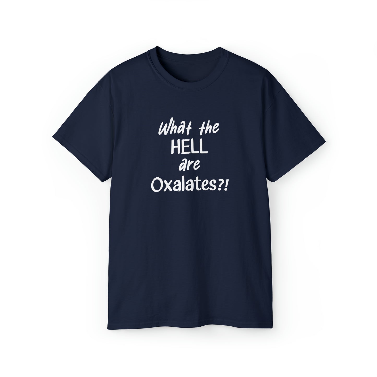 What  Are Oxalates Kidney Stone Cotton  Lifestyle Tee Navy