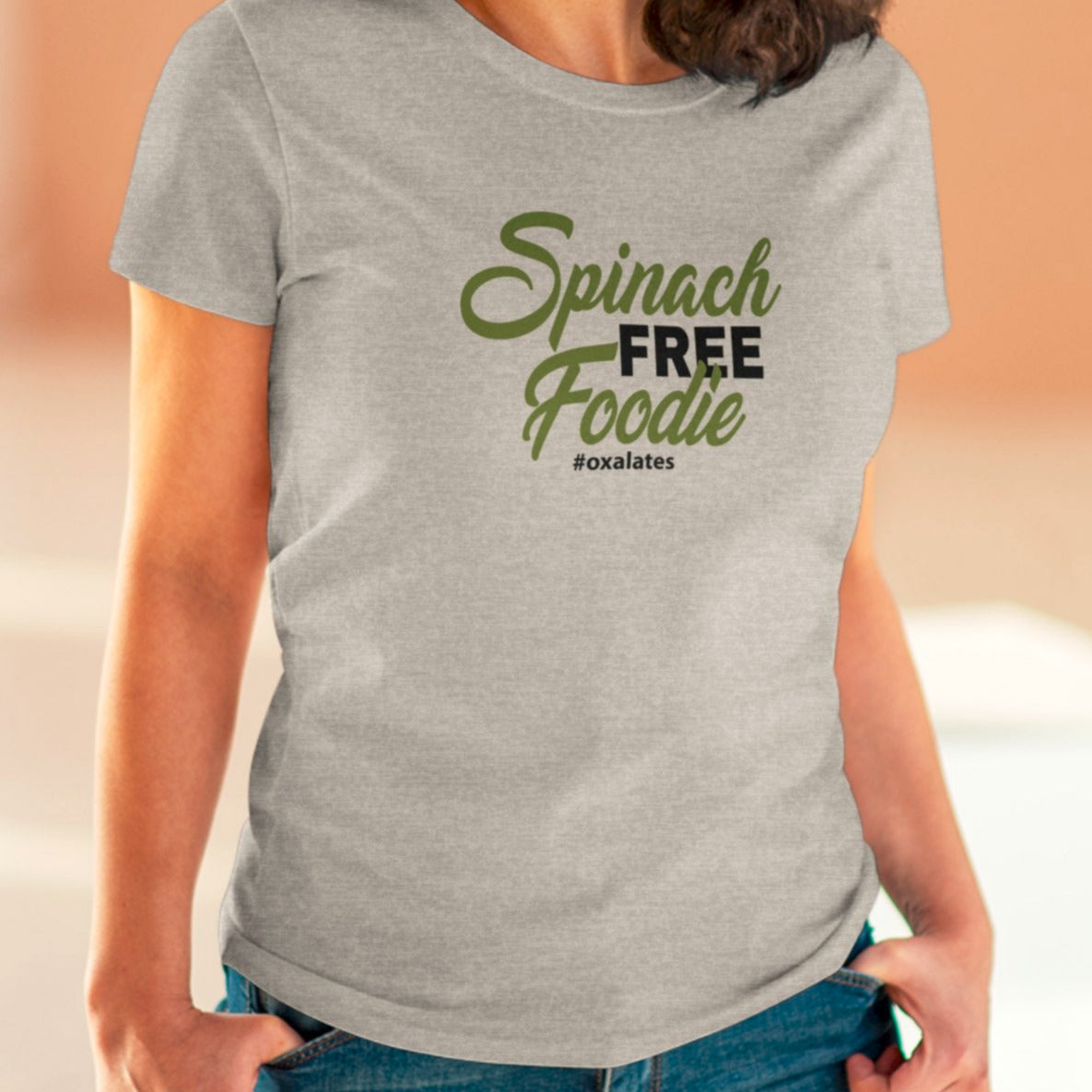 Spinach Free Low Oxalate Living Womens Tee