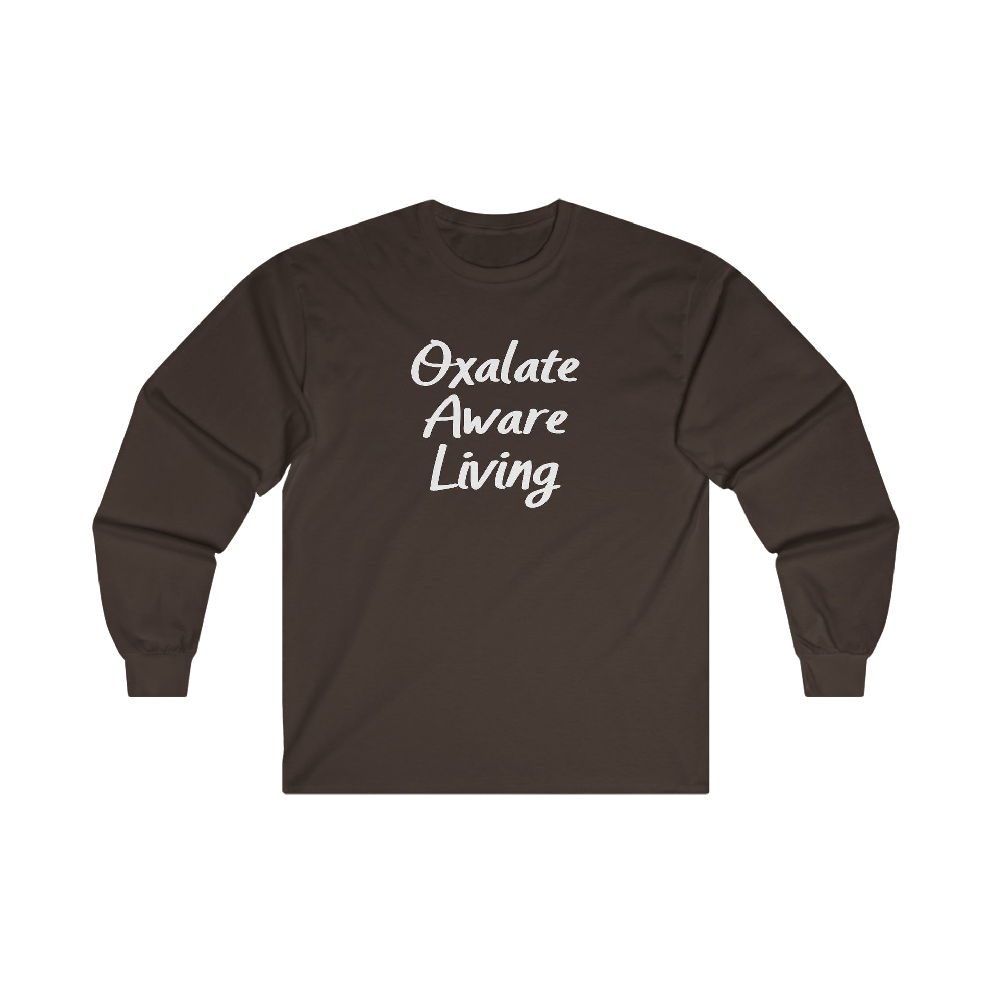 Comfortable Oxalate Aware Living Ultra Cotton Long Sleeve Tee