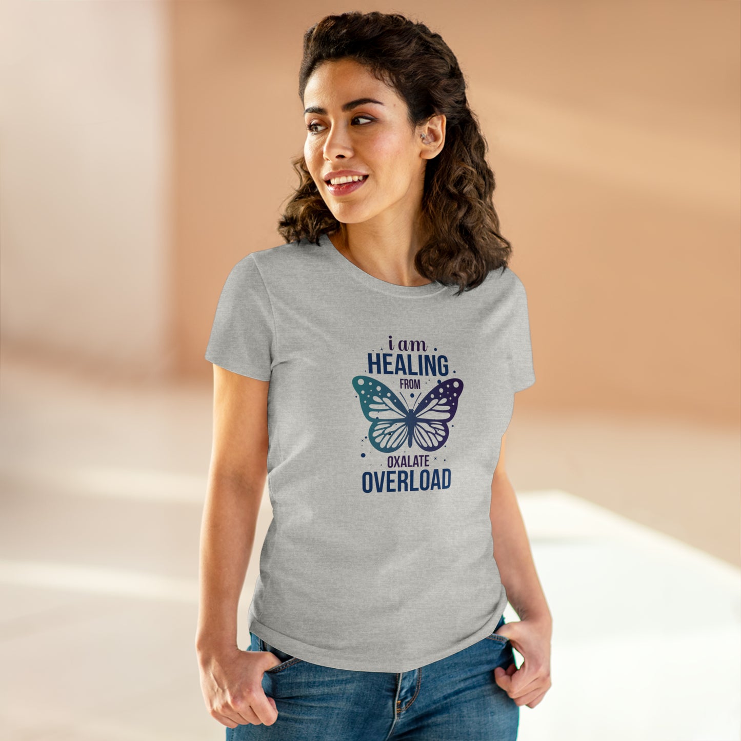 I am Healing From Oxalate Superfoods Butterfly T Shirt