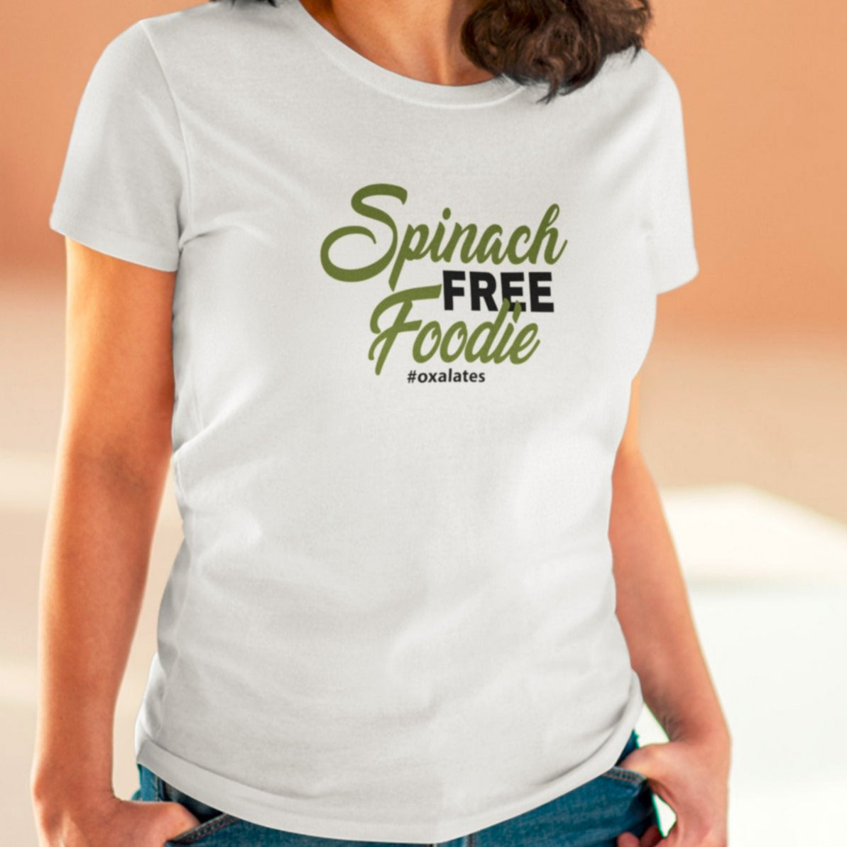 Spinach Free Foodie Womens Tshirt