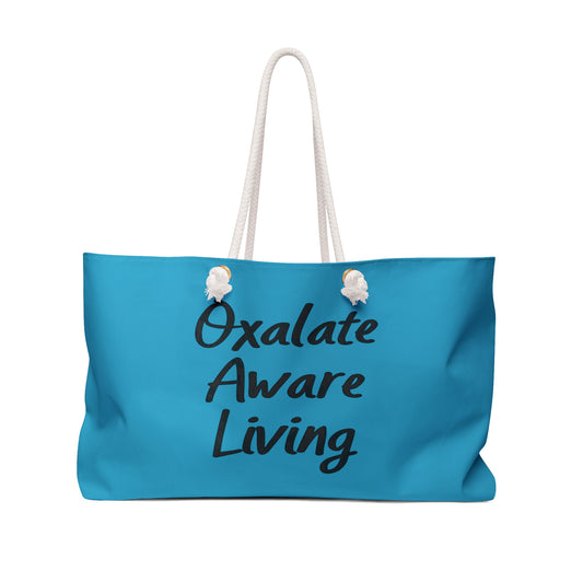 Oxalate Aware Living Weekender Travel Bag