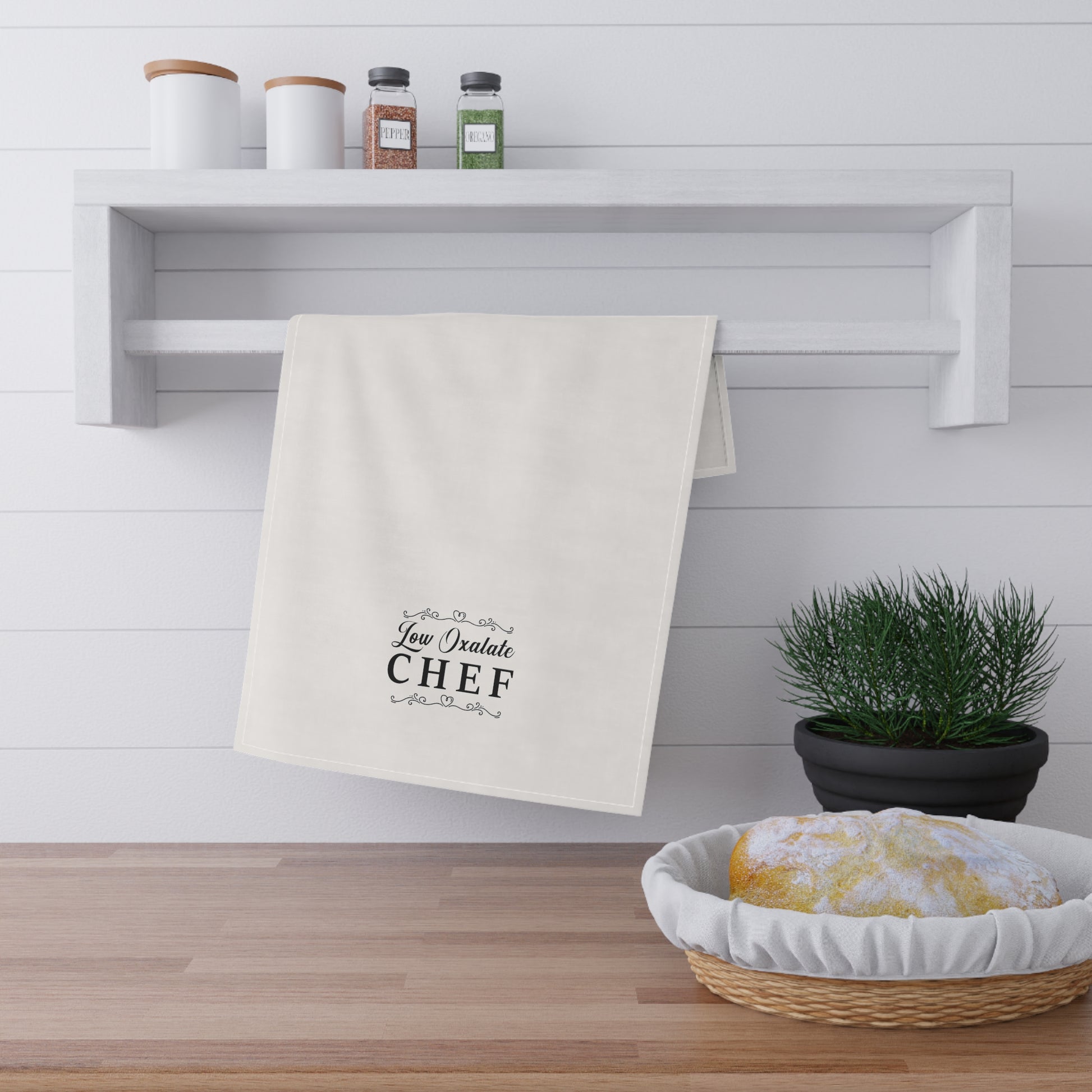 Low Oxalate Decorative Chef Kitchen Towel
